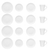 Manhattan Comfort Coup 16 Piece Dinner Set, Service for 4 in White EM17-4812